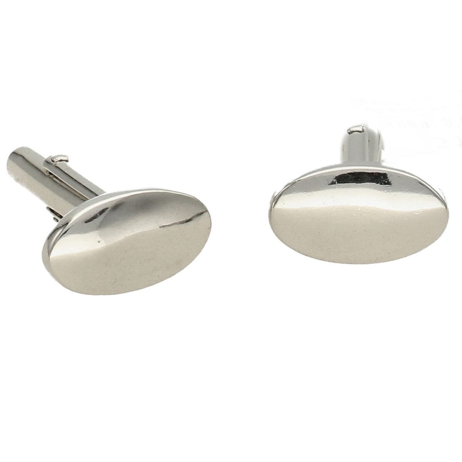 Spinki do mankietów ✓Spinki mankiet srebrne gładkie owalne SPIN 0026.jpg